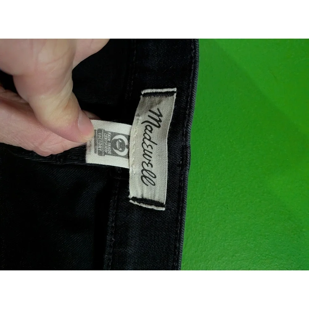 Madewell Jeans Women's Size 30 Mid Rise Roadtripper Skinny Jean Black‎